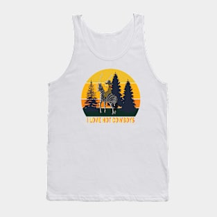 I love hot cowboys Tank Top